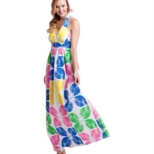 Lilly Pulitzer Maxine Floral Maxi Dress Size 12